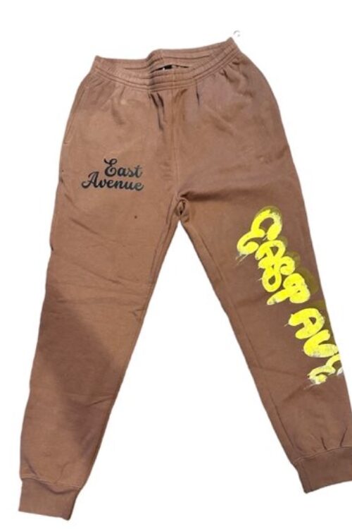 East Ave. Painted Joggers (Brown)